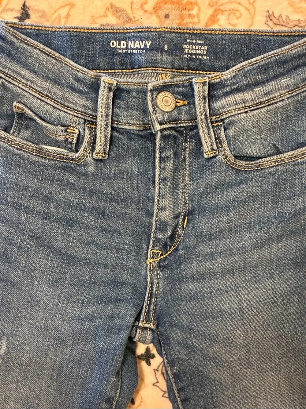 Old Navy and The Children's Place Girls Blue Skinny & Dark Bootcut Jeans